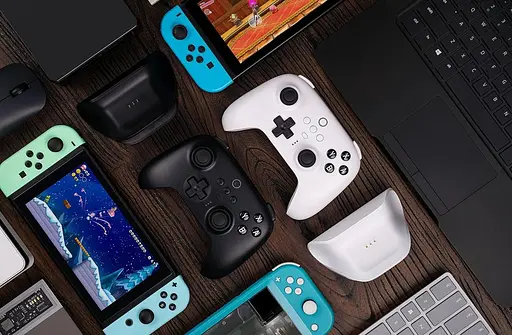Геймпад 8BitDo Ultimate Bluetooth 80NA Black Edition - фото 9