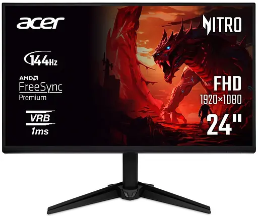 Монітор 23.8" Acer QG241YP6bmipx FHD IPS 144Hz (UM.QQ1EE.601) - фото 1