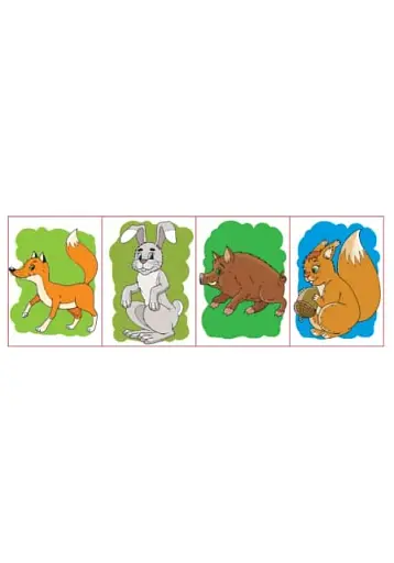 Нова розмальовка з наліпками. Лісові мешканці - фото 3