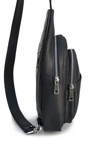 Чоловіча шкіряна сумка через плече Newery sum0026693 - фото 3