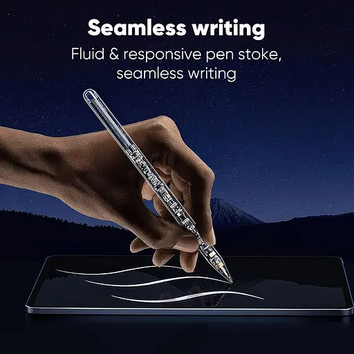 Стилус Hoco GM110 Transparent Explore Series Active Pad White 6942007616744 (105245) - фото 7