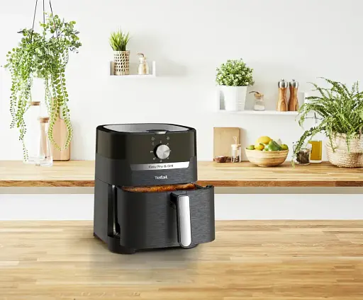 Аэрогриль Tefal AirFry &amp; Grill 1550 Вт черный (EY501815) - фото 9