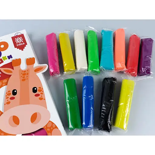 Тісто для ліплення Zirka ZOOліпашки Жираф 12 шт. (465313) - фото 2