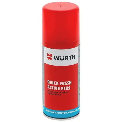 Очиститель кондиционера Wurth Quick Fresh Active Plus антибактериальный 100 мл (0893764654)