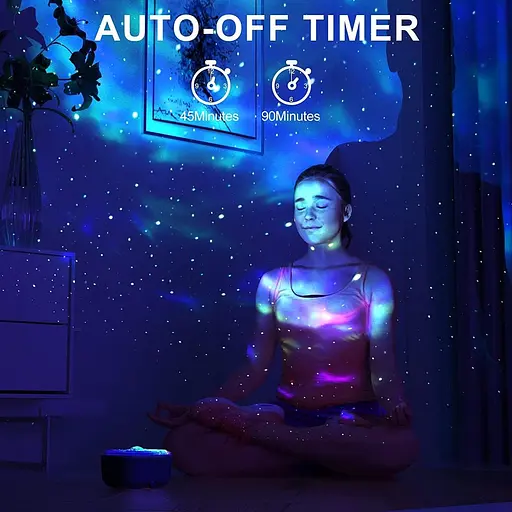 Дитячий проектор Galaxy star Nebula з дистанційним керуванням та таймером - фото 5