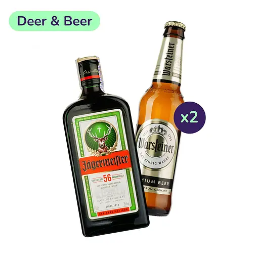 Коктейль Deer & Beer (набір інгредієнтів) х2 на основі Jagermeister 