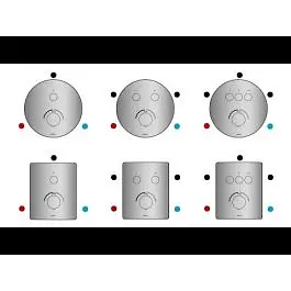 Змішувач для ванни/душа на 3 споживача Paffoni Compact Box chrome CPM019CR, Хром - фото 6