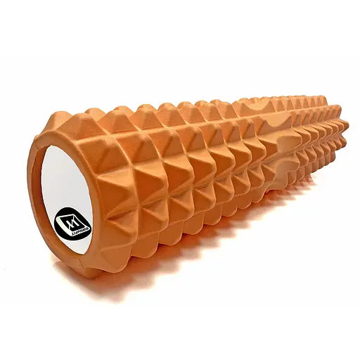 Массажный ролик EasyFit Grid Roller 45 см v.2.2 Оранжевый (EF-2028-OR) - фото 1