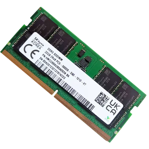 Оперативная память SK Hynix 32GB SODIMM DDR5 5600MHz (HMCG88AGBSA092N) Б/У - фото 3