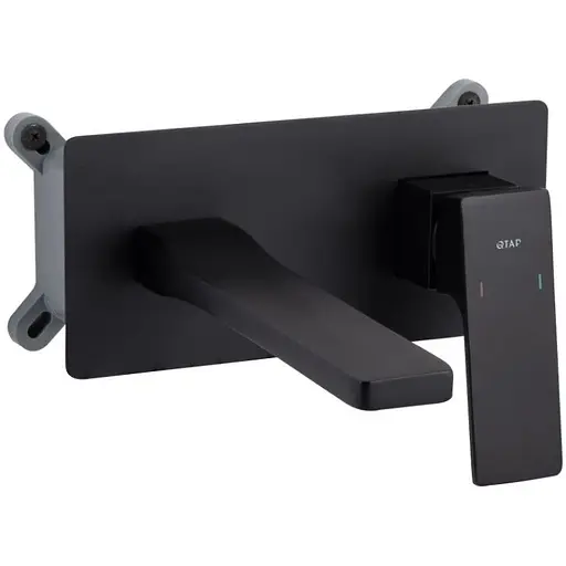 Змішувач для раковини Qtap прихованого монтажу Gemini, Matt Black (k35) QTGEM273BLM45694 - фото 1