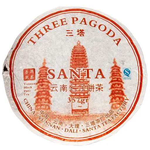 Шу Пуэр Цзин Лун Три Пагоди 2023р, 357 г. - фото 2