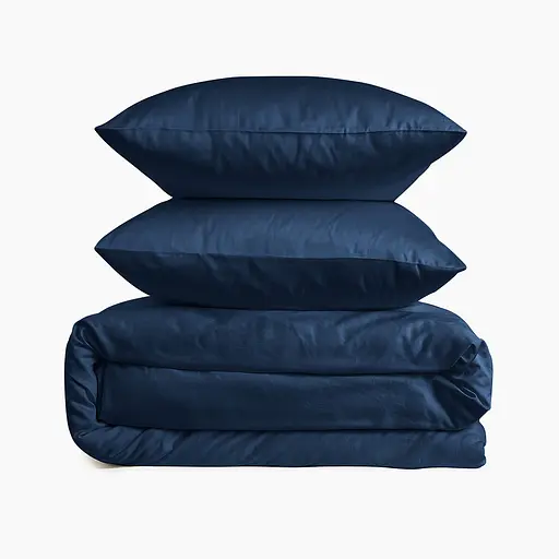 Простыня на резинке МВМ My Home Лунный свет 180x200 см синя (BL-FS-19 DEEP BLUE) - фото 4