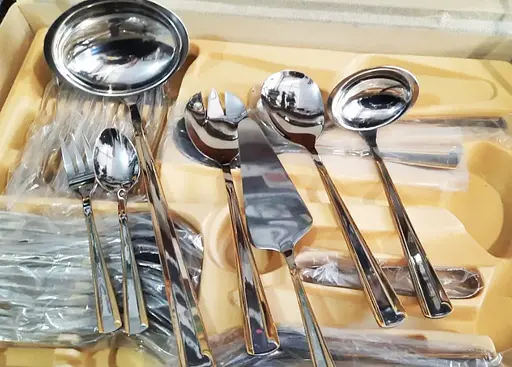 Набор столовых приборов Bachmayer BM-7253 на 12 персон в подарочном чемодане 72 предмета - фото 3