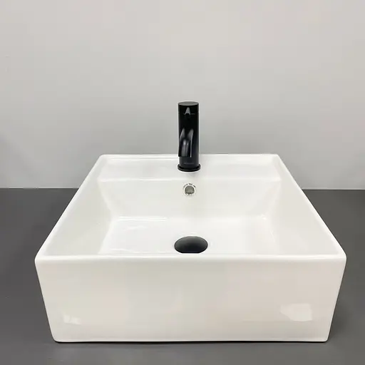 Умивальник VBI Teramo S white накладний підвісний VBI-014700, Білий - фото 3