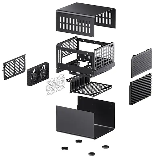 Корпус Jonsbo N3 Black (N3 Black) Без БП - фото 11