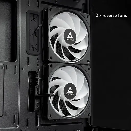 Корпус Chieftec VISTA ARGB без БЖ Black (GT-01B-OP) - фото 9