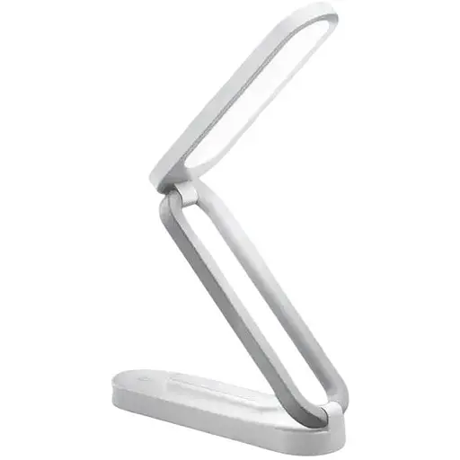 Настільна LED лампа Folding Table LED Lamp 8005 з акумулятором 4 Вт біла - фото 1