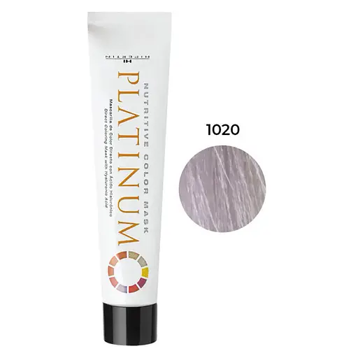 Професійна стійка крем-фарба для волосся HI Hipertin Platinum 1020 перли білі 100 мл без аміаку - фото 1