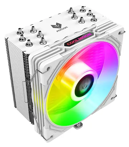 Кулер для процессора Coolmoon Aosor AS600 WHITE (AS600 WHITE) - фото 1
