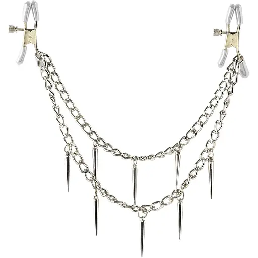Затискачі для сосків Pipedream Fetish Fantasy Rock Hard Nipple Clamps сріблястий