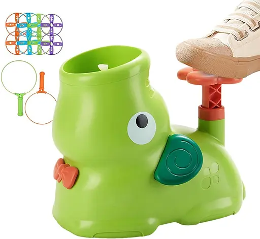 Детская игрушка с летающими тарелками Beiens Слоник зеленый (206green) - фото 2