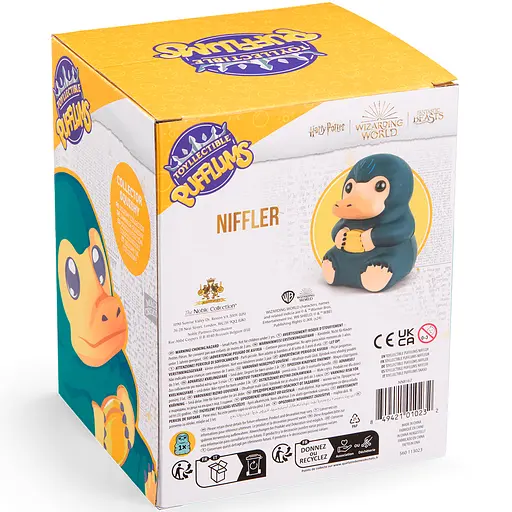 Игрушка антистресс Fantastic Beasts Niffler Pufflums сквиш (Фантастические звери) 19 см - фото 8
