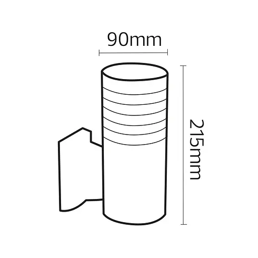 Светильник фасадний настенный PALMERA-1 - фото 2
