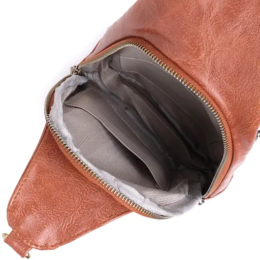 Женская сумка Vintage из экокожи с акцентом на текстильном ремне 18х33х10 см sum0026946 - фото 7