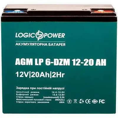 Акумуляторна батарея для ДБЖ LogicPower AGM 12 V / 20 А*ч (LP5438) - фото 2
