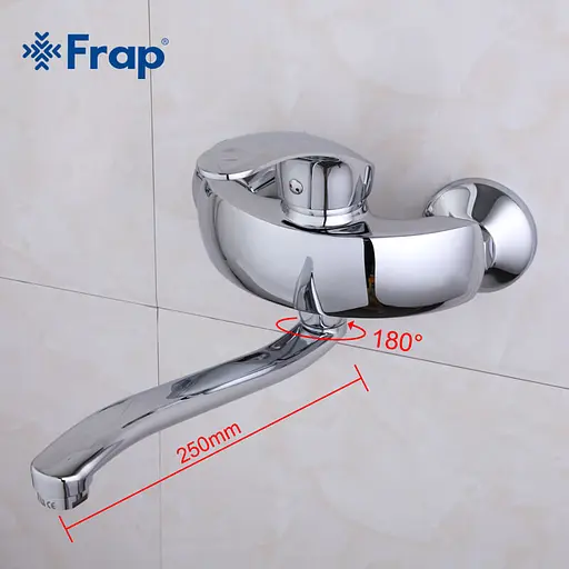 Смеситель для кухни настенный Ø40 Frap 1/10 F4621 Хром - фото 2