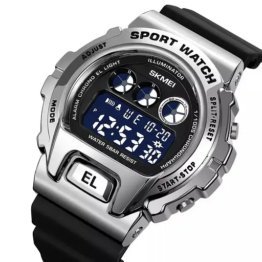 Чоловічий наручний годинник Skmei 1905 Сріблястий - фото 2