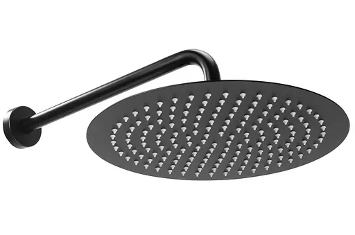 Душова система Rea Lungo black з термостатом + BOX прихованого монтажу REA-P8549, Чорний матовий - фото 5