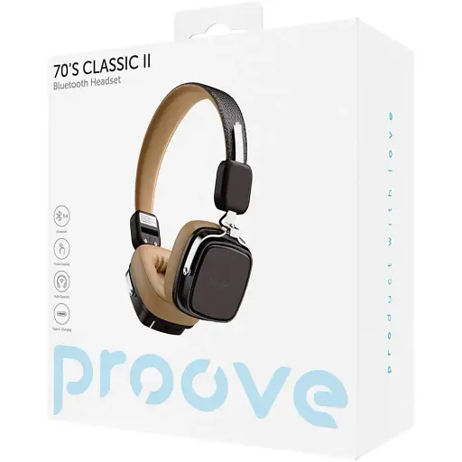 Беспроводные наушники Proove 70's Classic II black - фото 2