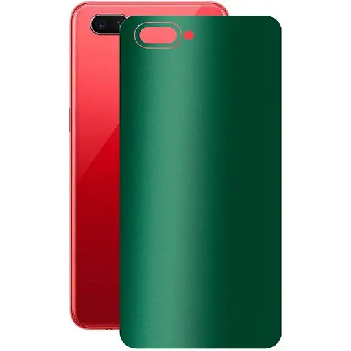 Захисна плівка StatusSKIN для Oppo A12e Корпус Вініл Зелена - фото 1