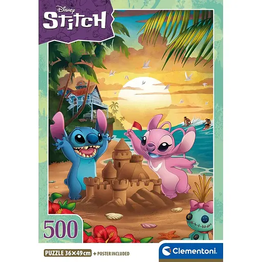 Пазл Стіч Disney Stitch and Angel - 500 шт Clementoni 35547 - фото 5