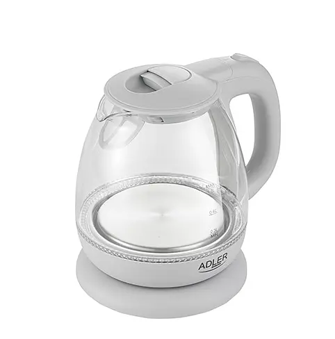 Чайник Adler AD 1283G Grey скляний 1.0л - фото 4