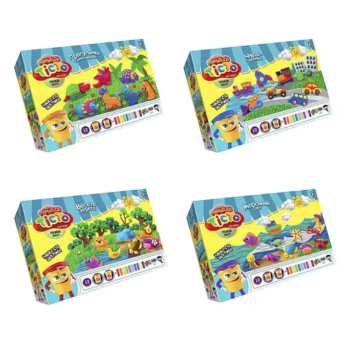 Набір творчості Тісто для ліпки Master Do, 4 теми, укр/рос, Danko Toys - фото 5