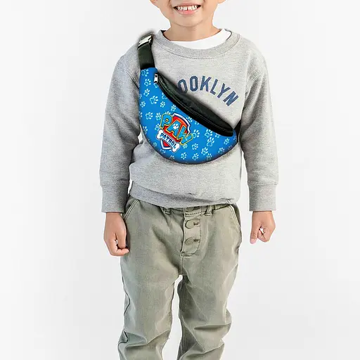 Сумка-бананка дитяча щенячий патруль "RAW PATROL" 32х15см, через плече для хлопчика (00276)