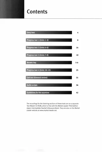 Market Leader. Upper Intermediate. Test File (3rd Edition) - фото 3