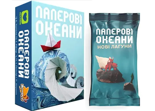 Настільна гра Igames Паперові Океани з доповненням Нові Лагуни (укр.)