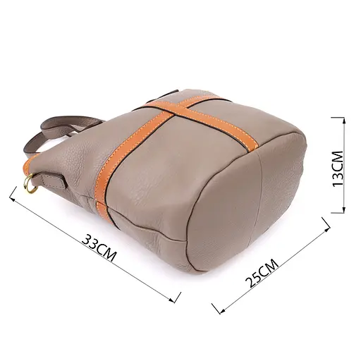 Вместительная сумка Vintage из натуральной кожи для женщин 25х33х13 см sum0027564 - фото 3