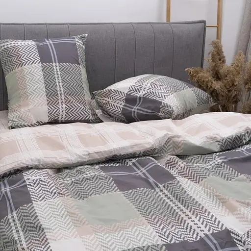 Комплект постільної білизни Viluta євро ранфорс 24257 100% бавовна - фото 3