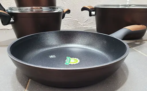 Набір каструль Casa Royal Elite Titanium із покриттям Bio Titanium 7 предметів Бронзовий - фото 5