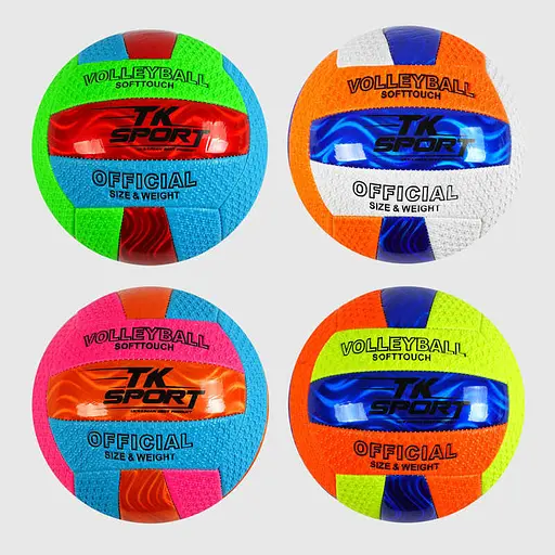 М’яч волейбольний TK Sport, 280-300 г, матеріал м’який PVC, розмір №5 (В асортименті) C62450 - фото 2