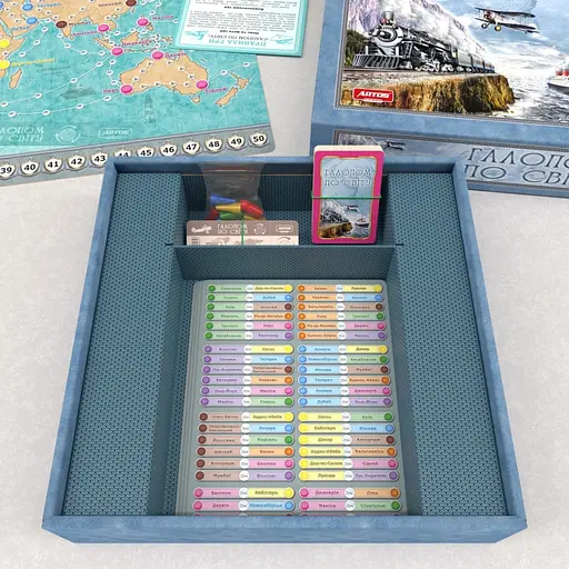 Настольная игра "Галопом по миру" 1069 на укр. языке - фото 4