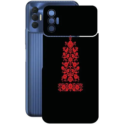 Защитная пленка StatusSKIN для Tecno Spark 8p KG7n Корпус Винил Вышиванка 1 - фото 1