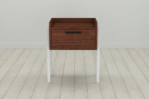 Модульна тумба Ferrum-decor Бетті 540x450x320 метал Білий ДСП Венге 16 мм (FRD-105501)