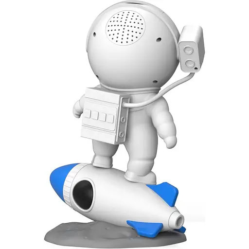 Проектор зоряного неба DKT Астронавт на ракеті (13 галактик) White [111480] - фото 3