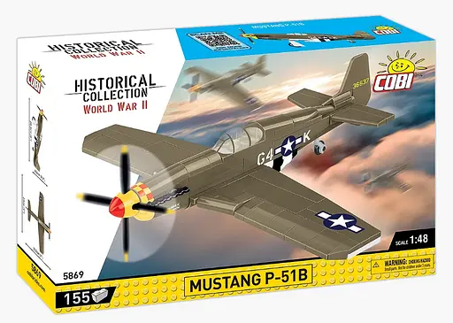 Конструктор дитячий літак Mustang P-51B COBI 5869