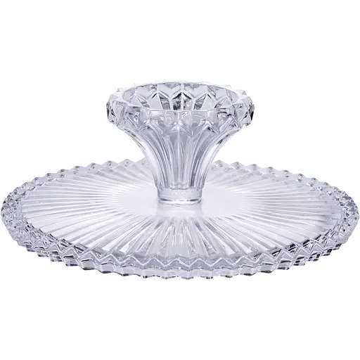 Тортовщица на ножке Nordic из хрустального стекла 32 см прозрачная Yiwu HP-19-138L - фото 2
